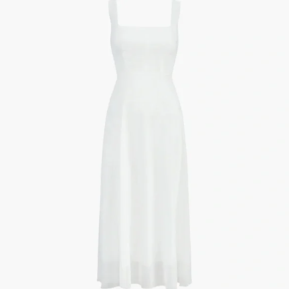 Solid Elegant Cami Long Dress From Commense - Picture 2 of 4